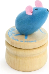 Vilac Boîte à dents en bois avec petite souris verte