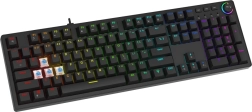 Clavier gaming mécanique SAVIO STYX avec switchs OUTEMU Blue, hot‑swap et RGB