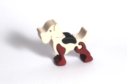 Puzzle d’encastrement en bois – petit chien