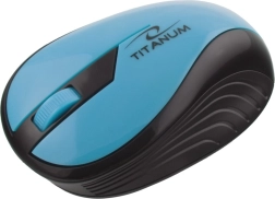 Souris optique sans fil Titanum Rainbow turquoise