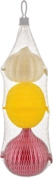 Ensemble de mini boîtes en plastique pour ail, oignon et citron (3 pcs)