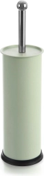 Brosse de toilette avec support GREENISH, métallique, vert, 10 × 38,5 cm