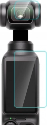 Verre trempé pour objectif et protection d’écran pour DJI Osmo Pocket 3