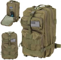 Sac à dos militaire vert 38 l