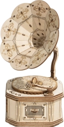 ROBOTIME Rolife Puzzle 3D en bois Gramophone