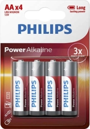 Philips Power Alkaline piles AA 4 pcs