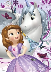 Puzzle Dino Sophie et la licorne 200 pièces