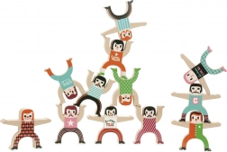 Vilac figurines d’équilibre en bois acrobates