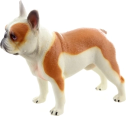 Figurine en plastique de bouledogue français