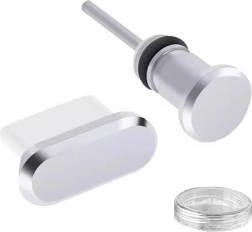 Da23a cache-poussière USB-C 2 pcs argent