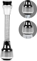 Aérateur flexible pour robinet avec deux modes