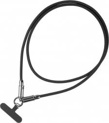 Câble USB‑C 2‑en‑1 avec lanière tour de cou 1,2 m – noir