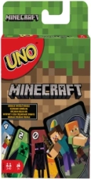 Jeu de cartes Mattel UNO Minecraft pour enfants