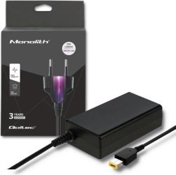 Adaptateur secteur pour Lenovo 65 W, 20 V, 3,25 A avec connecteur Square tip