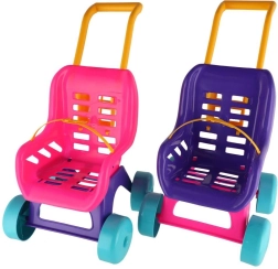 Teddies poussette pour poupées Buggy Sport rose‑violet