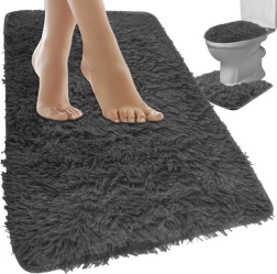 Ensemble de salle de bain gris Ruhhy