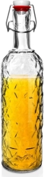 Bouteille en verre avec clip 1,1 l