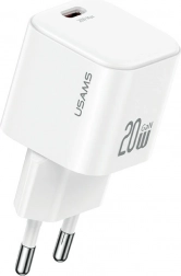 Chargeur secteur 20 W avec USB‑C + câble USB‑C, blanc