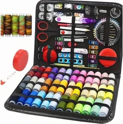 Kit de couture professionnel en étui, 229 pièces