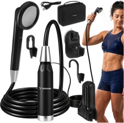 Douche de camping portable TRIZAND avec pompe et recharge USB