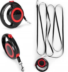 Laisse automatique à enroulement pour chien et chat 4,2 m avec verrou