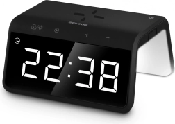 Réveil numérique avec charge sans fil et rétroéclairage coloré