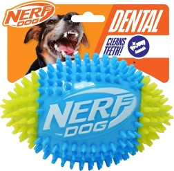 Nerf Dog ballon de football couineur à picots 15 cm