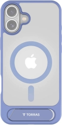 Étui Torras Pstand Series pour iPhone 16 bleu