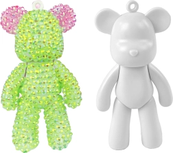Kit DIY de peinture au diamant – porte-clés ourson 6,5 cm