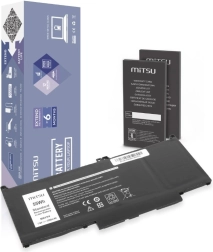 Batterie MITSU pour Dell Latitude 5300/5310/7300/7400, 7200 mAh (55 Wh) 7,6 V