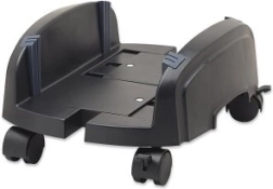 support mobile pour boîtier PC, réglable 155–255 mm, noir