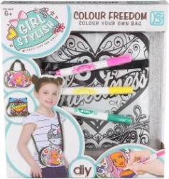 Sac à colorier avec feutres pour textile