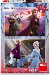 Puzzle 2-en-1 La Reine des neiges II - 2 x 77 pièces