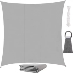 Voile d'ombrage carré 3,6x3,6m