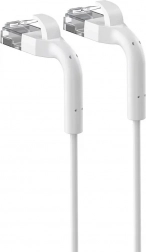 Patchcord Extralink Cat.6A U/FTP 1Gbps câble réseau flexible 0.5m blanc