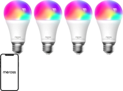 Ampoule LED intelligente Meross MSL120 avec Wi‑Fi et HomeKit (lot de 4)