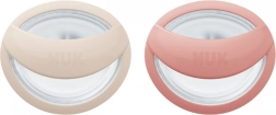 Sucette NUK Perfect Match 0–6 mois, 2 pcs, beige/rouge