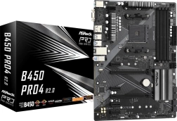 ASRock B450 Pro4 R2.0 – carte mère de jeu AM4 ATX avec M.2, HDMI et USB 3.2