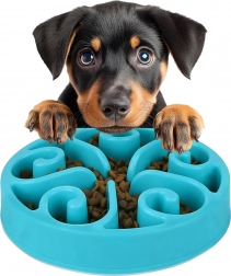 Gamelle anti-glouton pour chiens et chats avec labyrinthe
