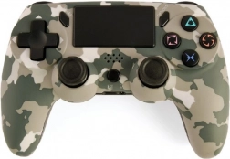 Manette de jeu sans fil pour PlayStation 4 et PC au design camouflage