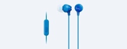 Écouteurs intra-auriculaires avec microphone SONY MDR-EX15AP bleus