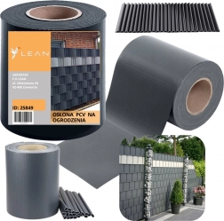 Ruban de clôture graphite avec protection UV et 20 clips