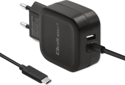 Chargeur Qoltec 17W avec USB et USB type C