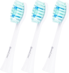 MalTec Toothie X1 têtes de brosse de rechange blanches pour brosse à dents sonique, 3 pcs
