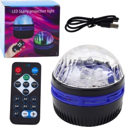 Projecteur LED étoiles avec télécommande et effets lumineux