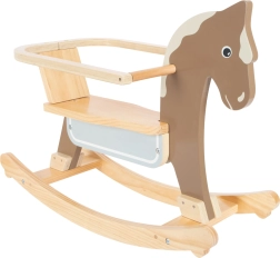 Cheval à bascule en bois avec arceau small foot