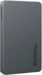 Batterie externe magnétique 5000 mAh 20W avec MagSafe et PD, gris
