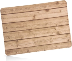 Set de table rectangulaire 43 × 30 cm avec décor bois