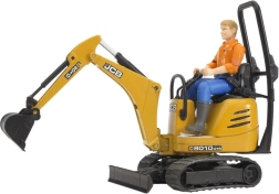 Bruder micro-pelle JCB 8010 CTS avec figurine