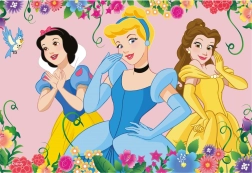 Puzzle Princesses Disney en Fleurs